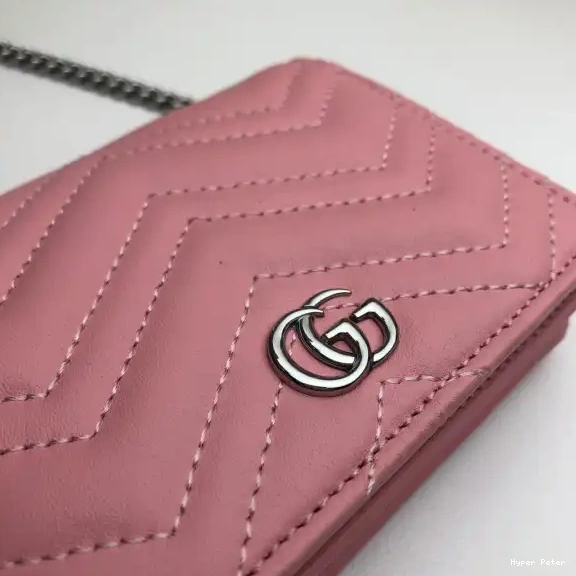 Hyperpeter chain GUCCI wallet Marmont GG 0701